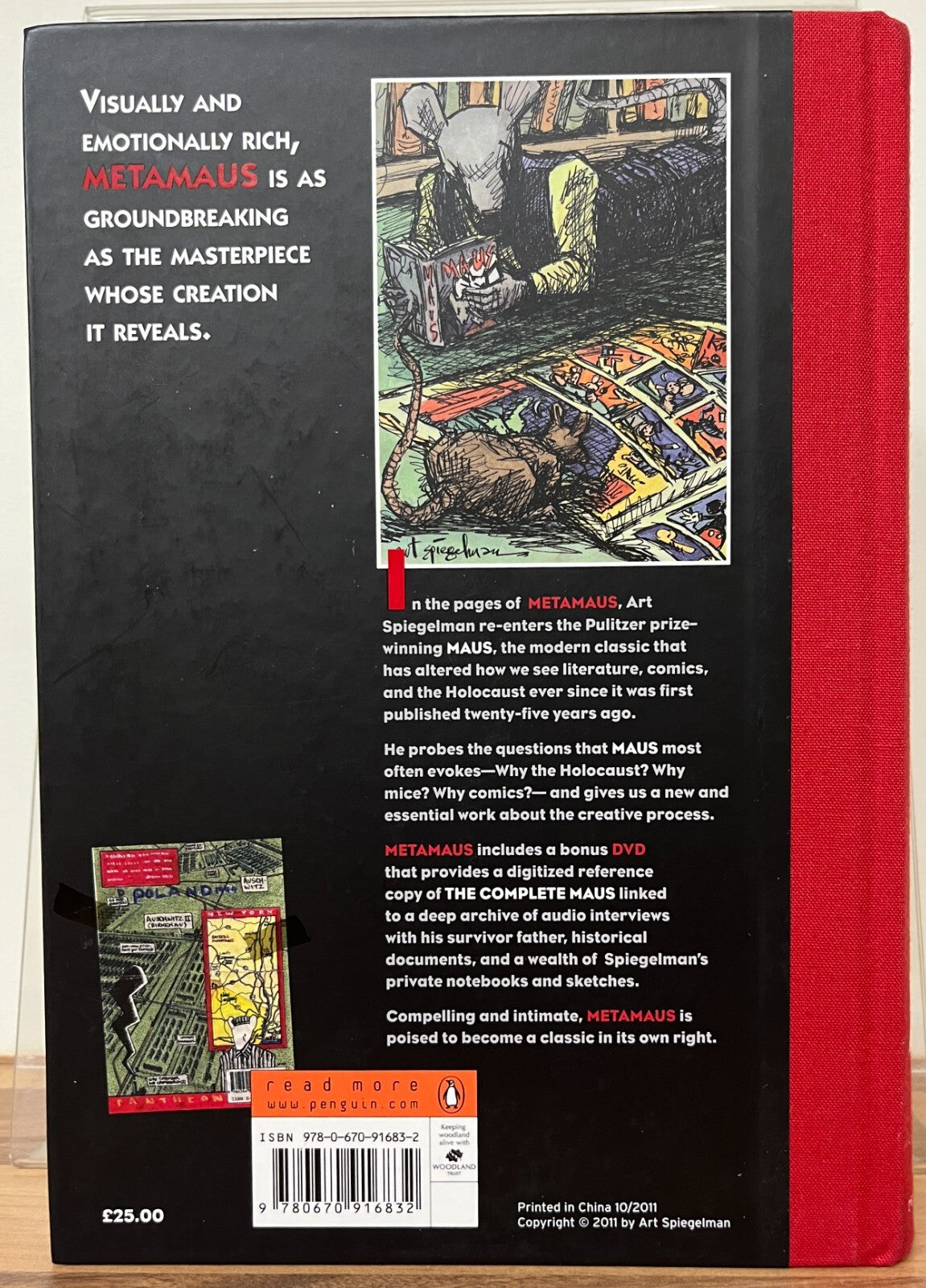 MetaMAUS: A Look Inside a Modern Classic + DVD - Art Spiegelman SIGNED+SKETCH HC