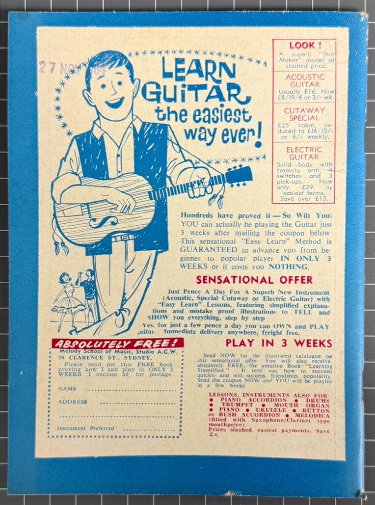 WESTERN ROUNDUP #10 [JUNIOR READERS' PRESS] AUSTRALIAN PRE-DECIMAL COMIC 1960