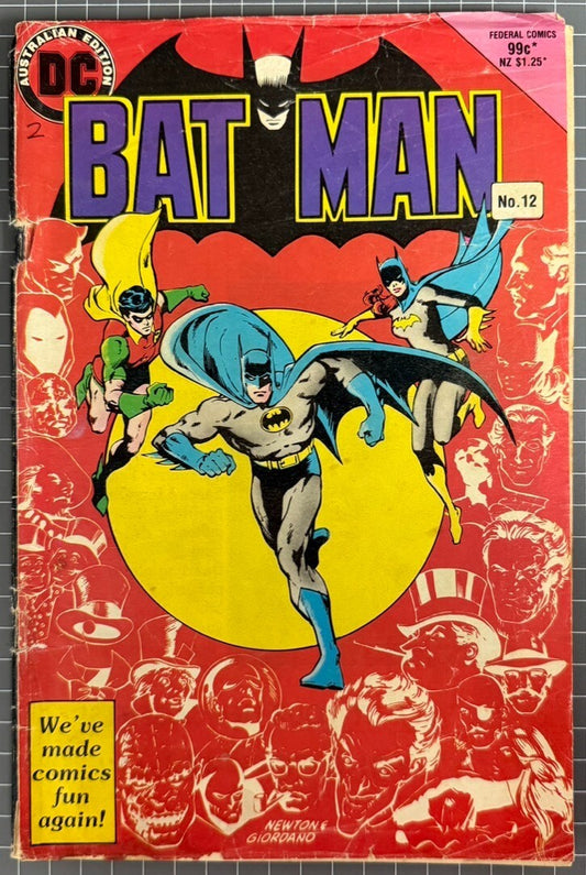 BATMAN #12 [FEDERAL COMICS] AUSTRALIAN DC 1984