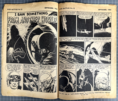 WAR BATTLES #12 RED CIRCLE PRESS AUSTRALIAN PRE-DECIMAL COMIC 1953
