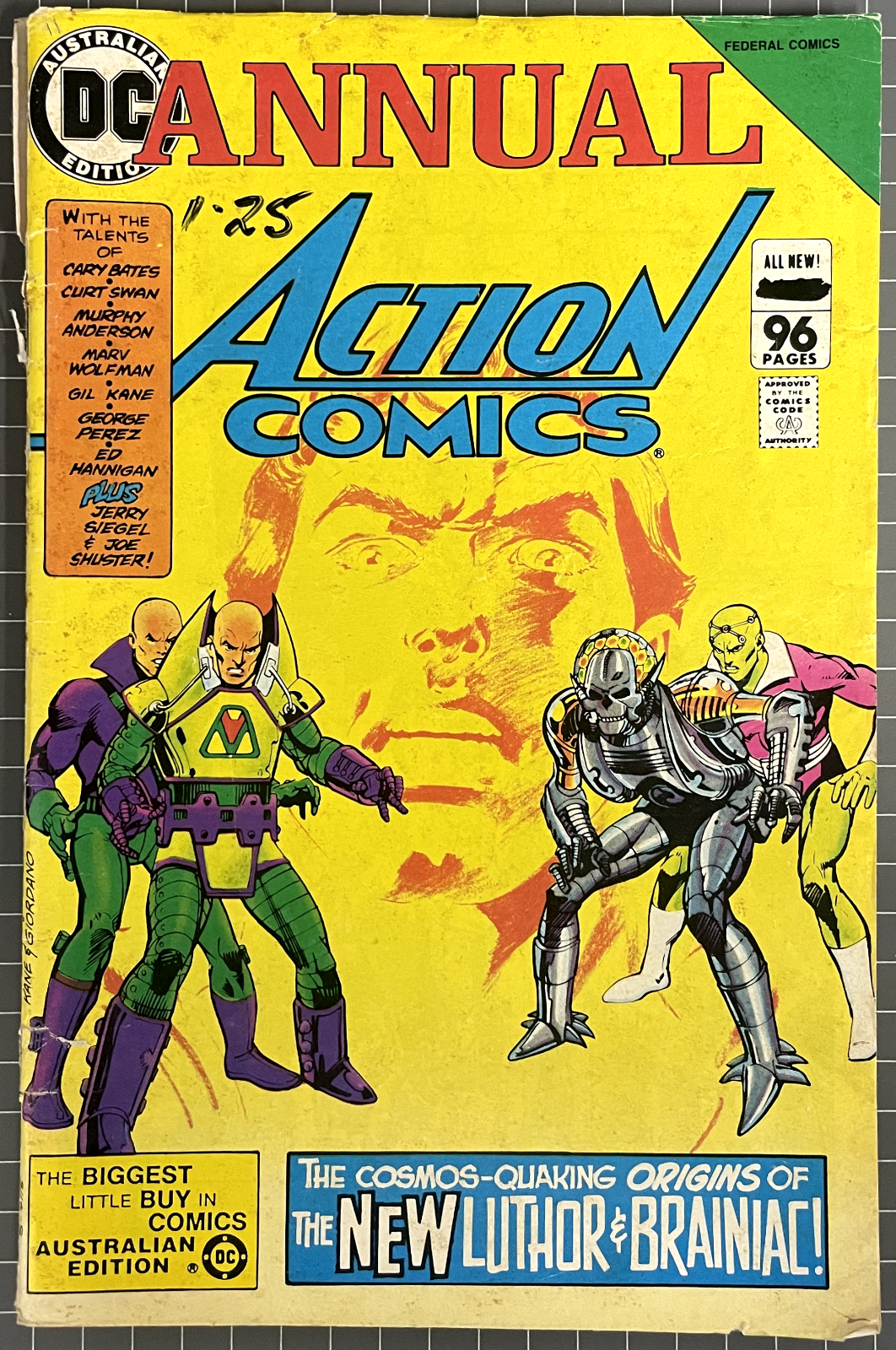 ACTION COMICS ANNUAL [FEDERAL PUBLISHING] AUSTRALIAN DC 1984