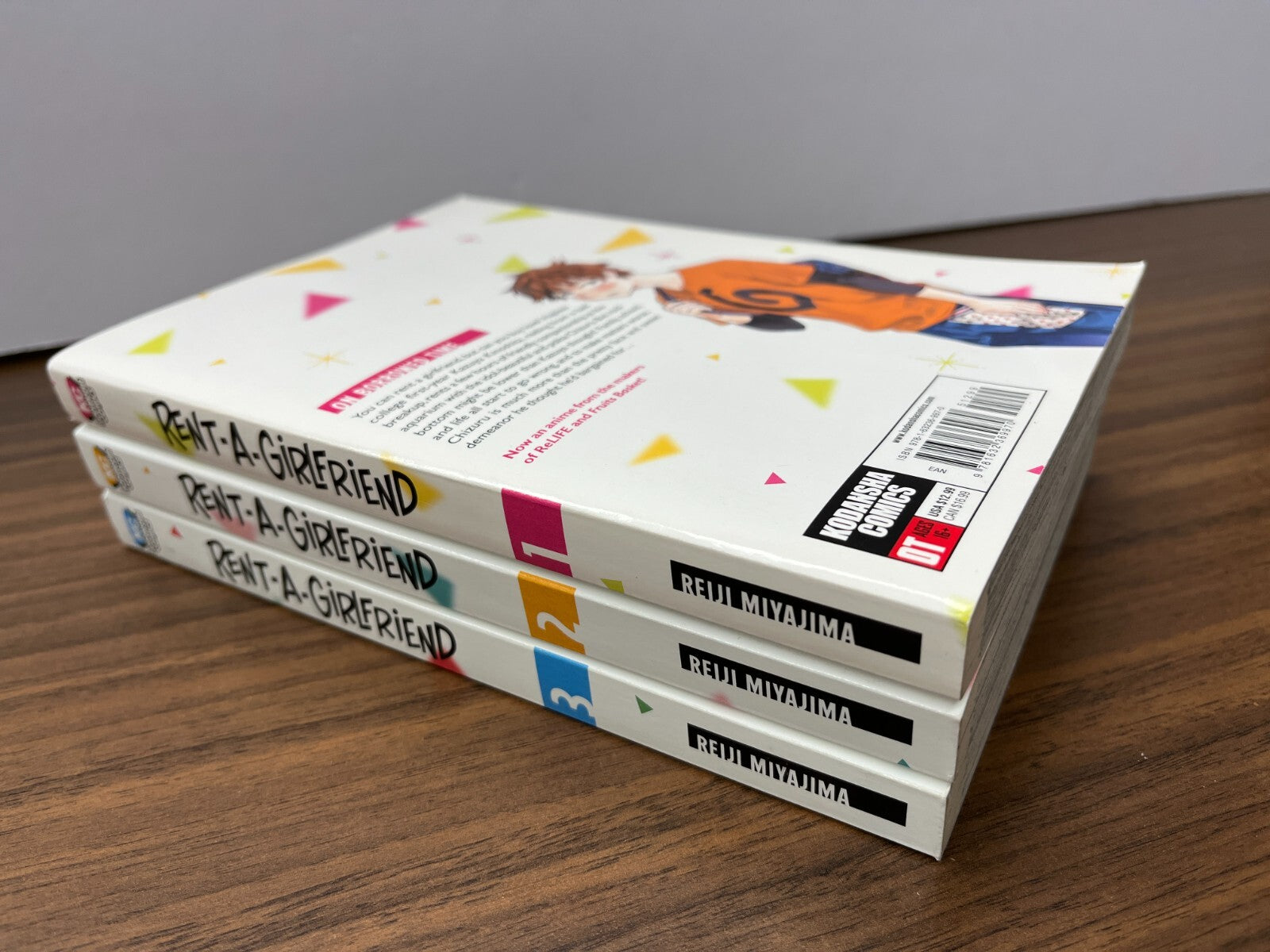 Rent-A-Girlfriend Manga Volumes 1, 2 & 3 (English) by Reiji Miyajima