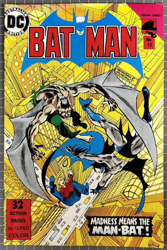 BATMAN #13 [FEDERAL COMICS] AUSTRALIAN DC 1985