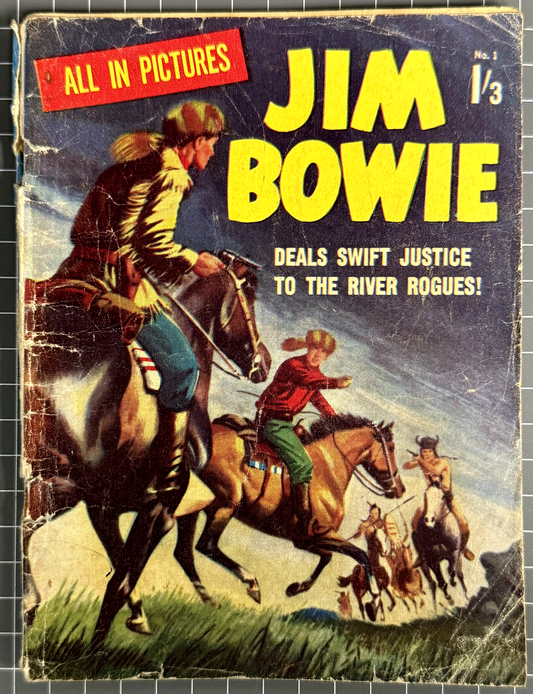 JIM BOWIE #1 [REGAL PUBLICATIONS] AUSTRALIAN PRE-DECIMAL WESTERN COMIC 1970