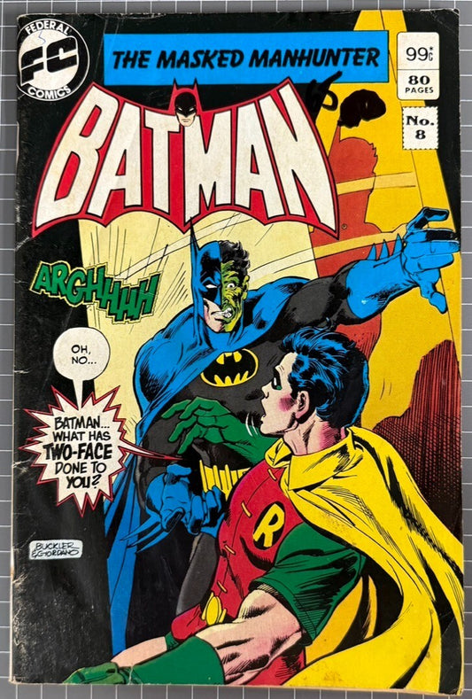 BATMAN #8 [FEDERAL COMICS] AUSTRALIAN DC 1984