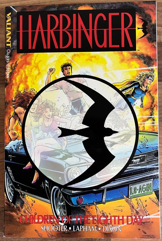HARBINGER - CHILDREN OF THE EIGHTH DAY  TRADE PAPERBACK  - VALIANT   COMICS