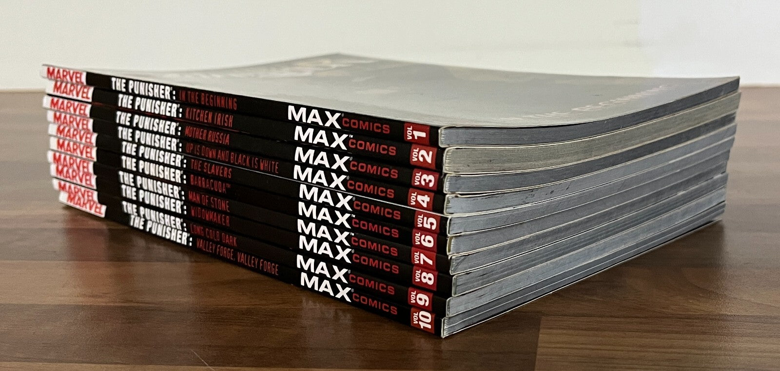 Marvel Max The Punisher Volume 1-10 Garth Ennis TPB Graphic Novel 1st Ed/1st Pr.