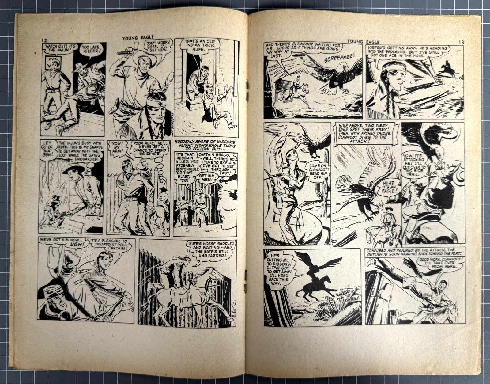 YOUNG EAGLE #3 LARRY CLELAND PUBLICATIONS AUSTRALIAN PRE-DECIMAL COMIC 1953
