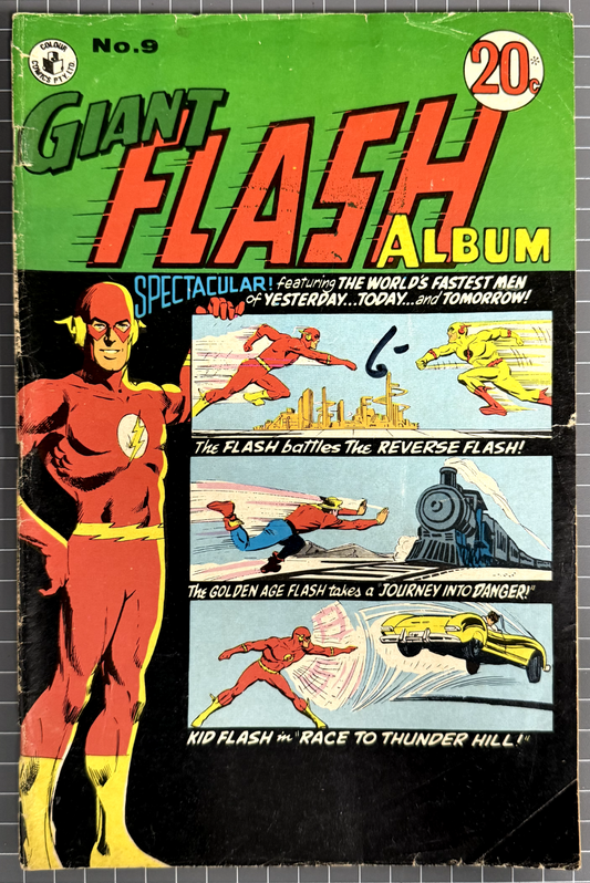 GIANT FLASH ALBUM #9 [COLOUR COMICS] AUSTRALIAN DC COMIC 1972