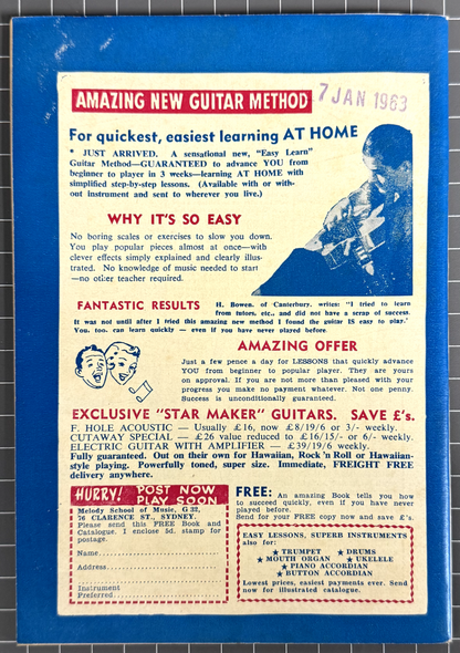COLT WESTERN #9 [JUBILEE PUBLICATIONS] AUSTRALIAN PRE-DECIMAL COMIC 1962
