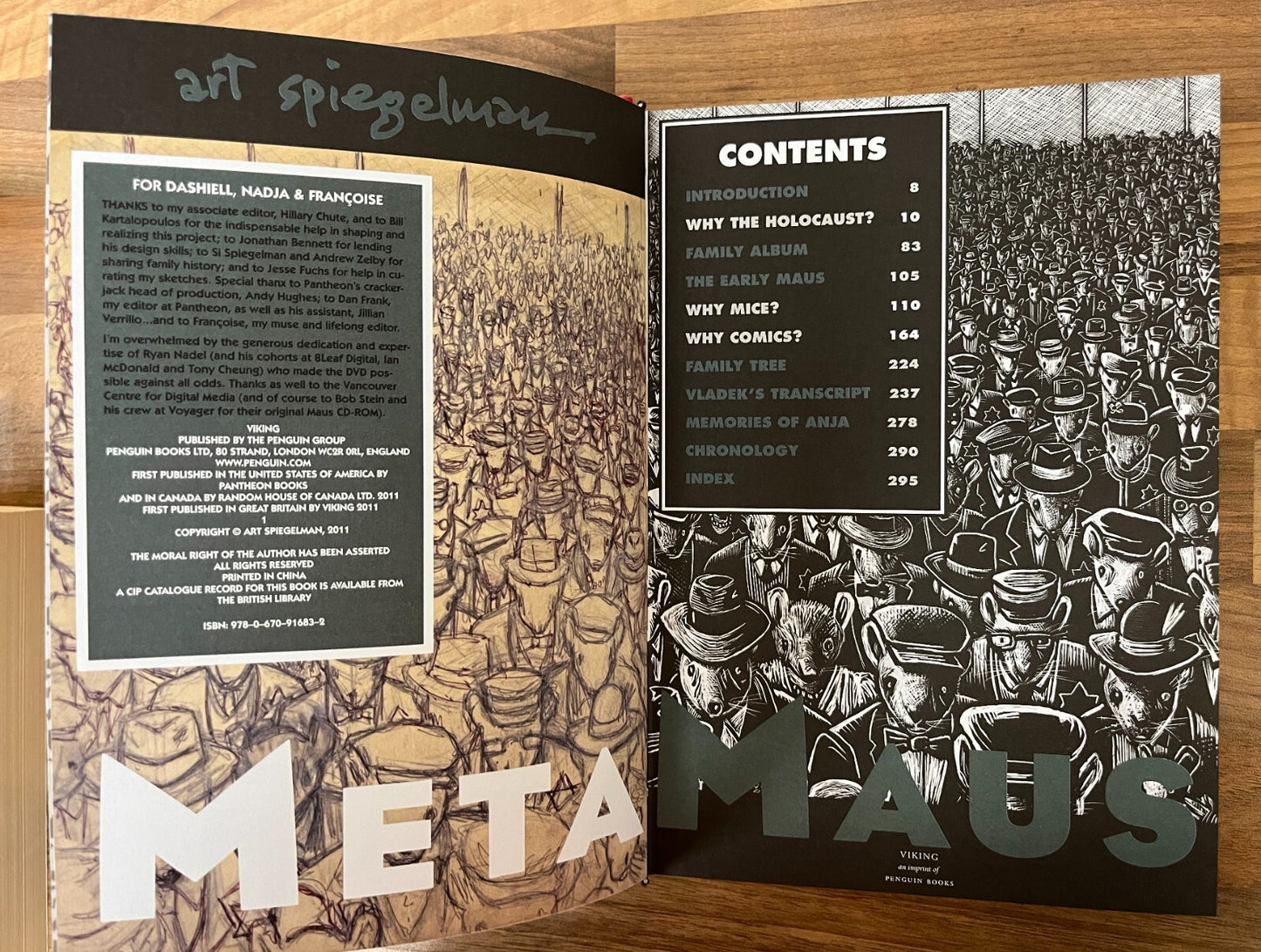 MetaMAUS: A Look Inside a Modern Classic + DVD - Art Spiegelman SIGNED+SKETCH HC