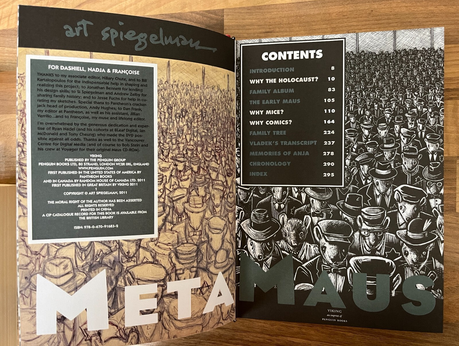 MetaMAUS: A Look Inside a Modern Classic + DVD - Art Spiegelman SIGNED+SKETCH HC