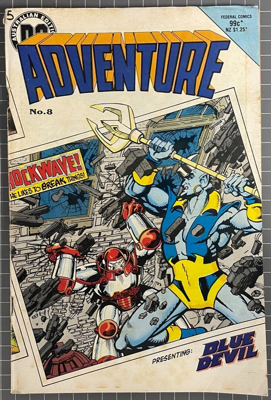 ADVENTURE #8 [FEDERAL PUBLISHING] AUSTRALIAN DC COMIC 1985