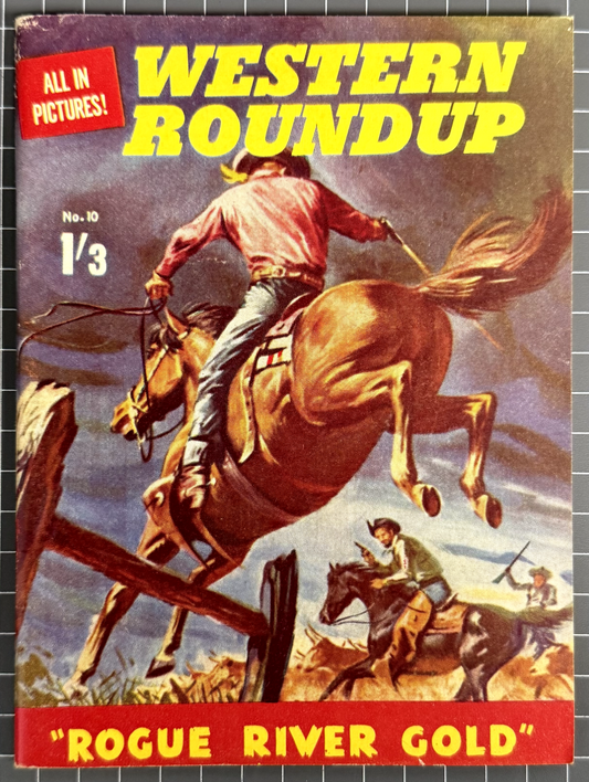 WESTERN ROUNDUP #10 [JUNIOR READERS' PRESS] AUSTRALIAN PRE-DECIMAL COMIC 1960