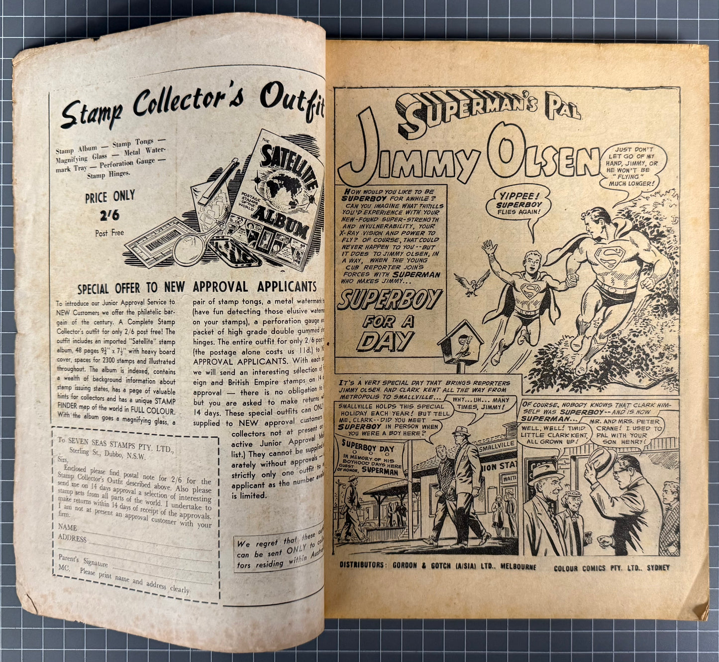 COLOSSAL COMIC #20 [COLOUR COMICS] AUSTRALIAN PRE-DECIMAL 1962
