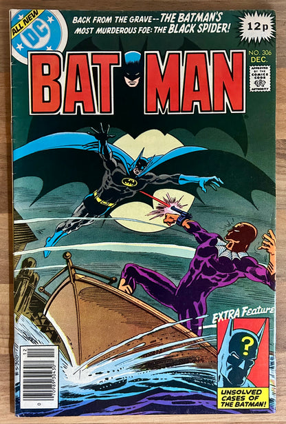 BATMAN #306 [DC COMICS] NEWSSTAND 1978 FN/VF