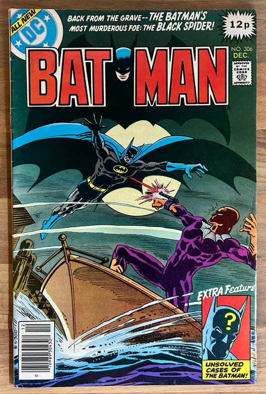 BATMAN #306 [DC COMICS] NEWSSTAND 1978 FN/VF