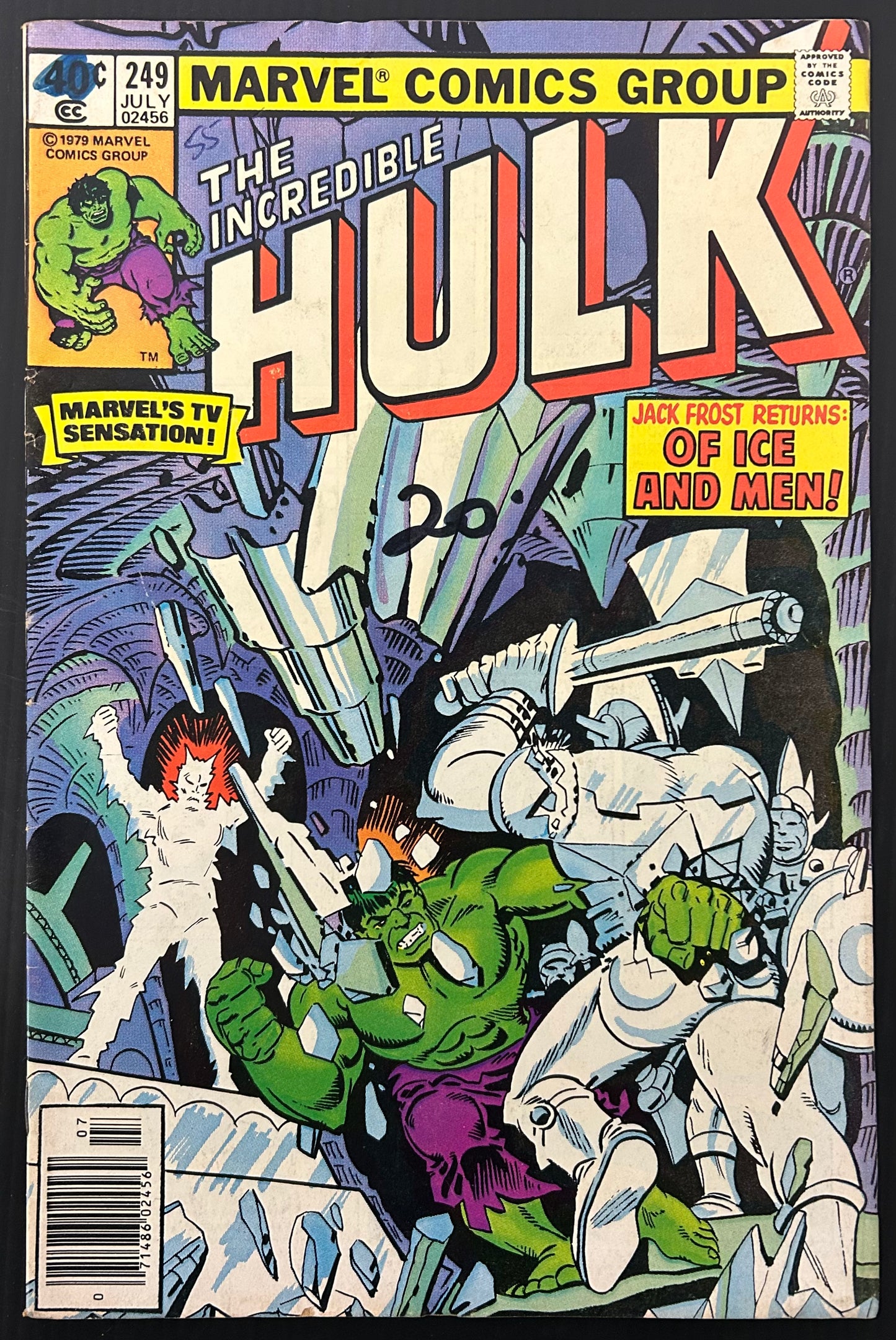 THE INCREDIBLE HULK #249 [MARVEL COMICS] NEWSSTAND 1980 FN-