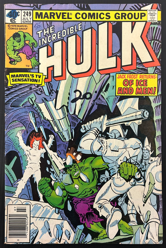 THE INCREDIBLE HULK #249 [MARVEL COMICS] NEWSSTAND 1980 FN-