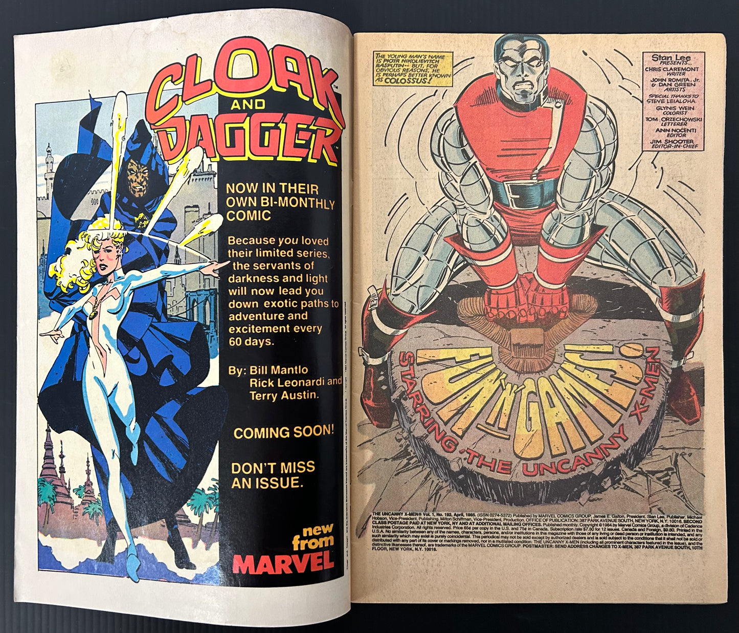 THE UNCANNY X-MEN #192 [MARVEL COMICS] 1985 VG/FN