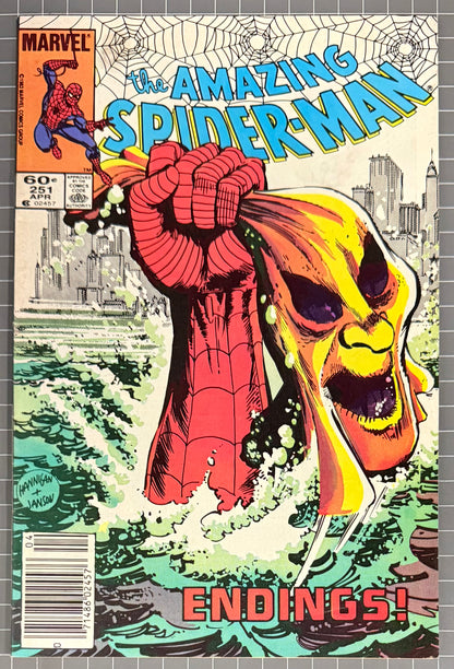 THE AMAZING SPIDER-MAN #251 [MARVEL COMICS] NEWSSTAND 1984 FN/VF