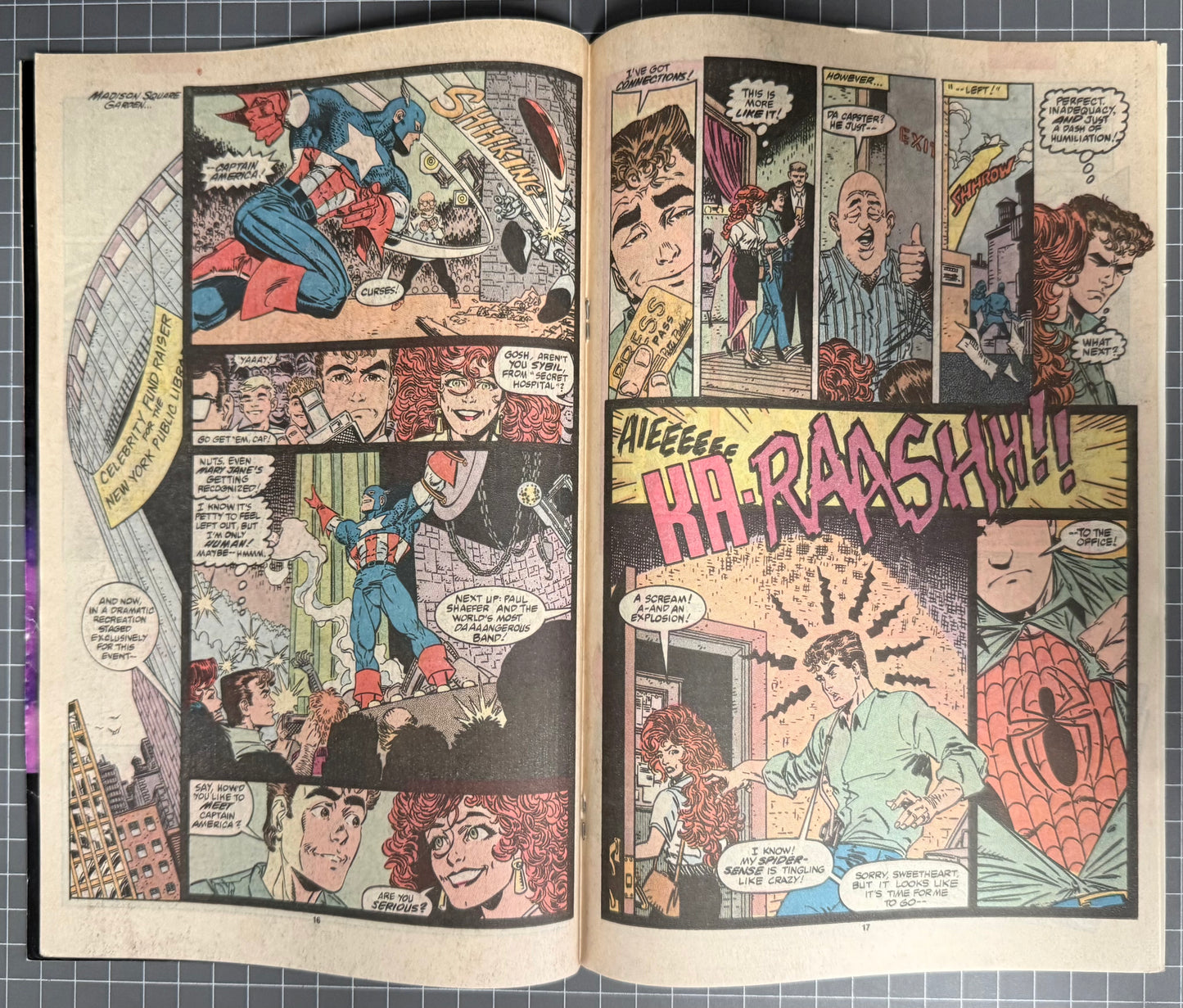 THE AMAZING SPIDER-MAN #335 [MARVEL COMICS] DIRECT 1990 FN/VF