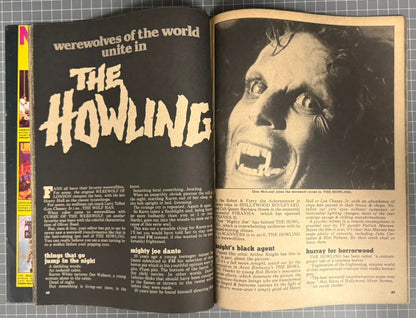 🔑 FILM FANTASY YEARBOOK [WARREN] HORROR MAGAZINE MARCH 1982 FN+