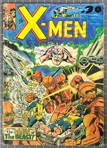 🔑 X-MEN #5 [YAFFA PUBLISHING] AUSTRALIAN *1ST JUGGERNAUT, 1ST SENTINELS* 1981