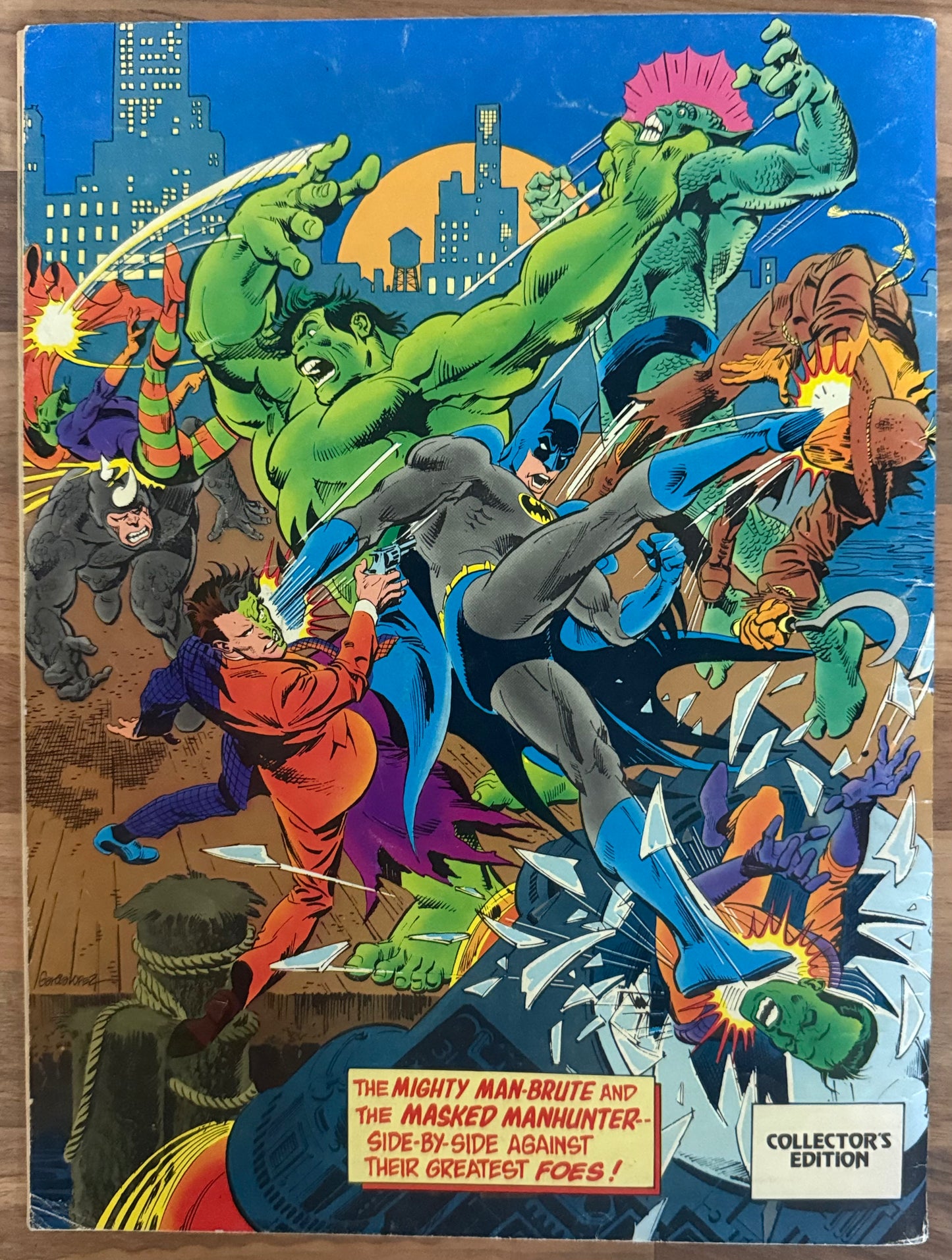 🔑 DC SPECIAL SERIES #27: BATMAN VS. INCREDIBLE HULK TREASURY COMIC 1981 VG/FN
