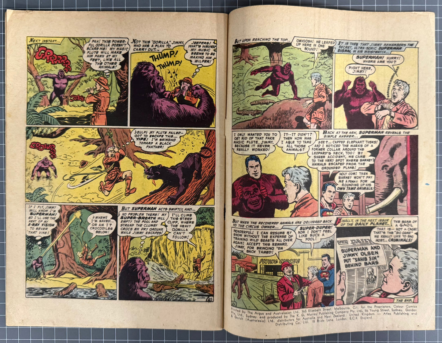 SUPERMAN #118 [COLOUR COMICS] AUSTRALIAN PRE-DECIMAL *SCARCE* 1957