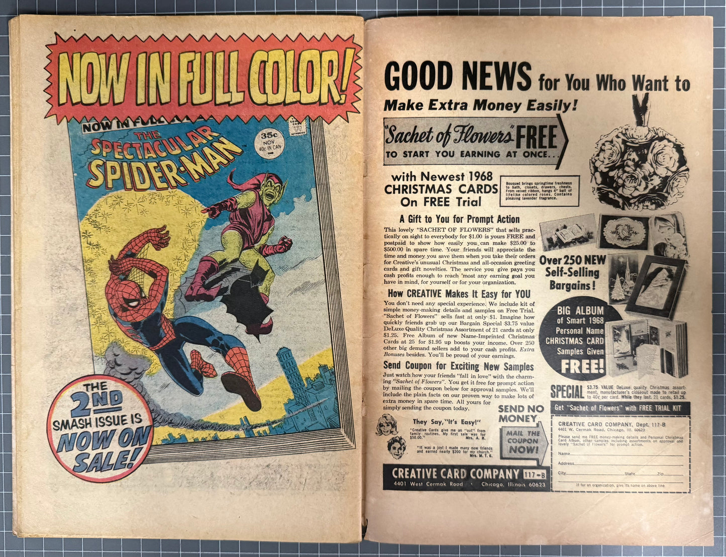 🔑 THE AMAZING SPIDER-MAN #67 [MARVEL COMICS] *JOHN ROMITA* 1968 GD+