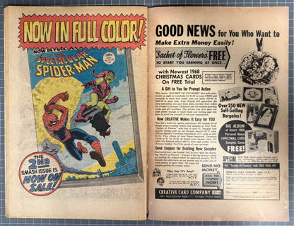 🔑 THE AMAZING SPIDER-MAN #67 [MARVEL COMICS] *JOHN ROMITA* 1968 GD+