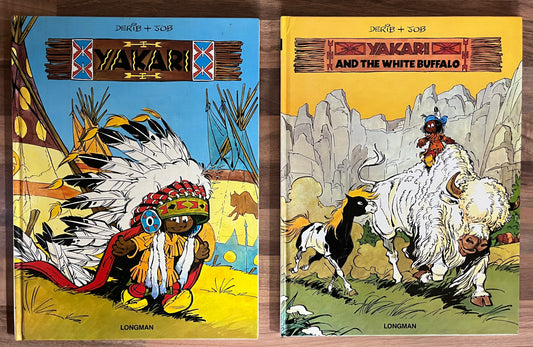 # 1 Yakari, #2 Yakari and the White Buffalo - Derib, Job Hardcovers, 1st Eds. Longman