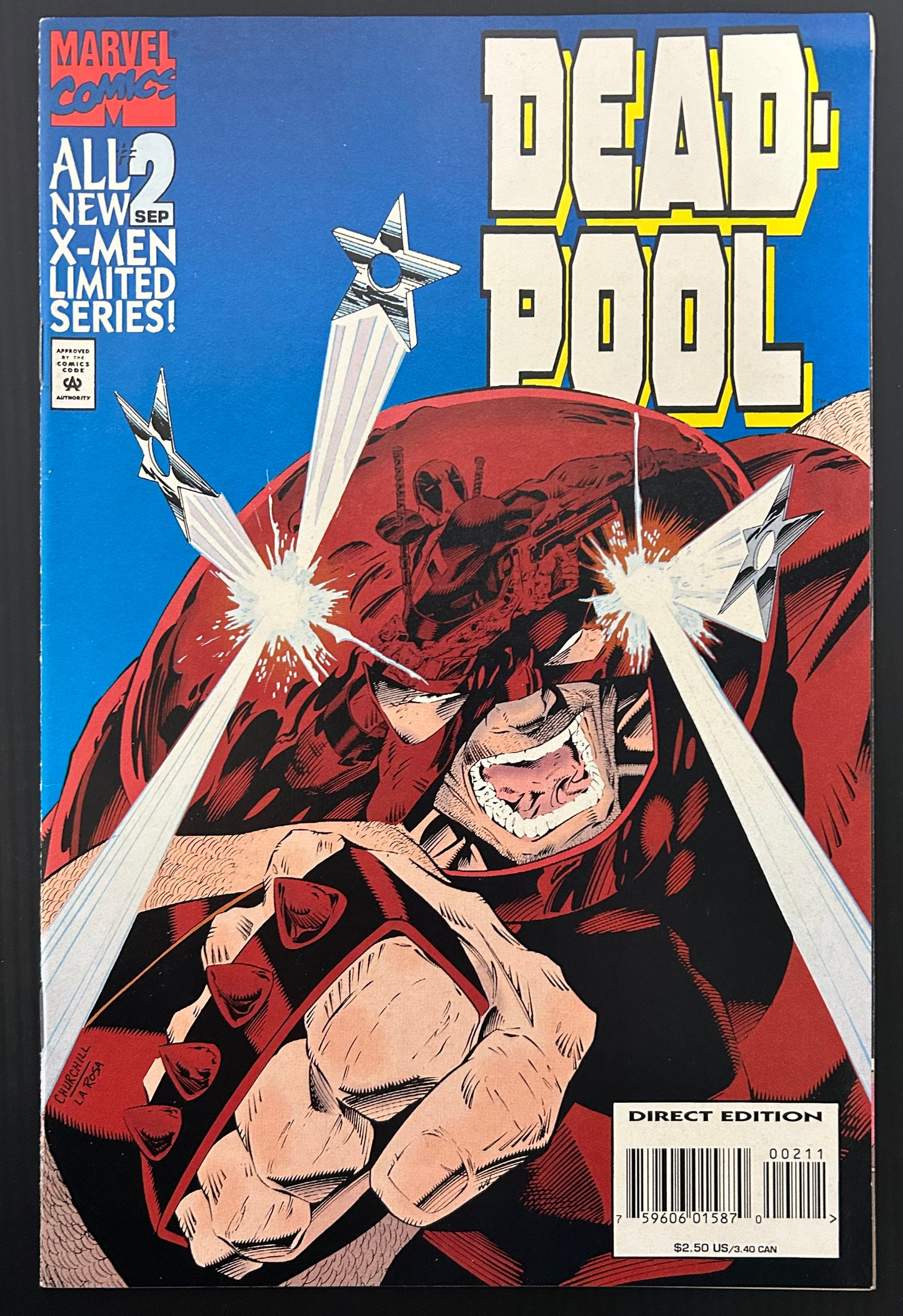 DEADPOOL #2 [MARVEL COMICS] DIRECT 1994 VF/NM