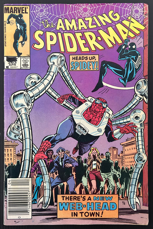 🔑 AMAZING SPIDER-MAN #263 [MARVEL COMICS] *1ST APP. NORMIE OSBORN* 1985 VG