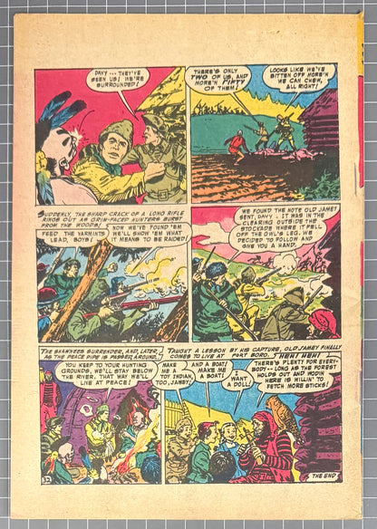 DAVY CROCKETT AND THE FRONTIER FIGHTERS #12 [COLOUR COMICS] AUSTRALIAN 1956