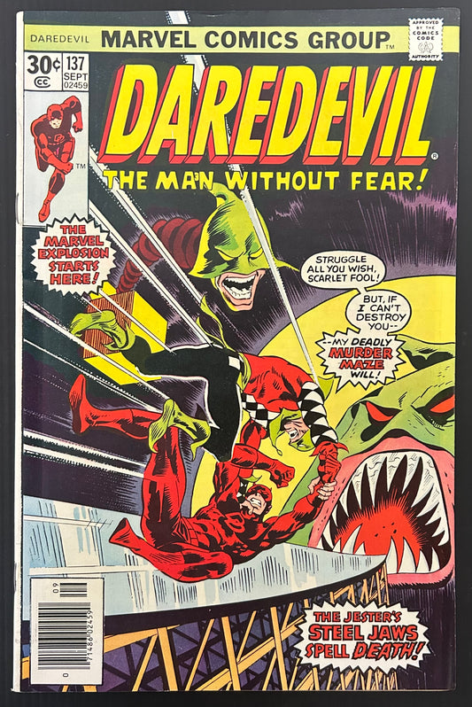 DAREDEVIL #137 [MARVEL COMICS] NEWSSTAND 1976 VF