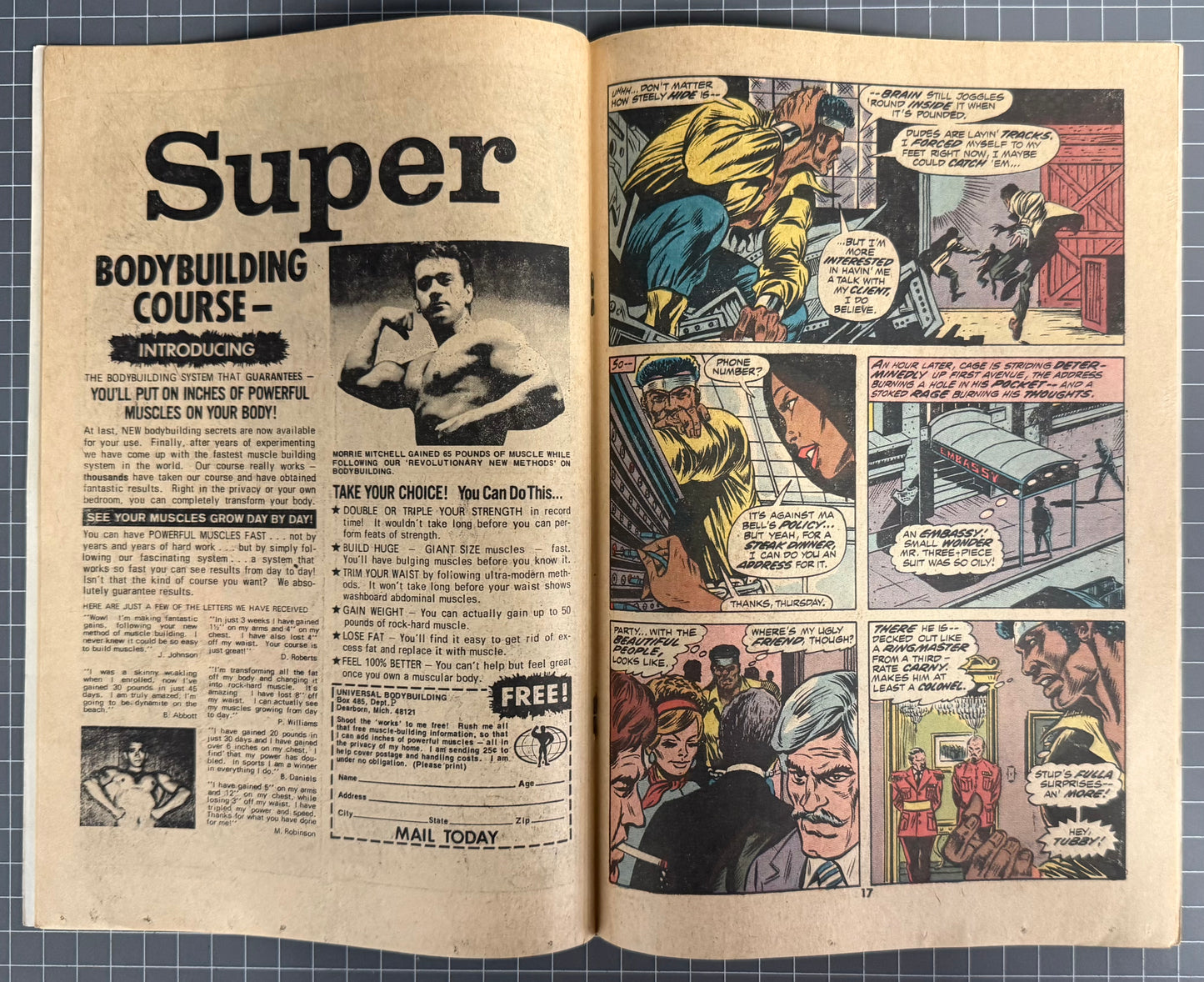 HERO FOR HIRE #8 [MARVEL COMICS] *LUKE CAGE* DIRECT 1973 FN
