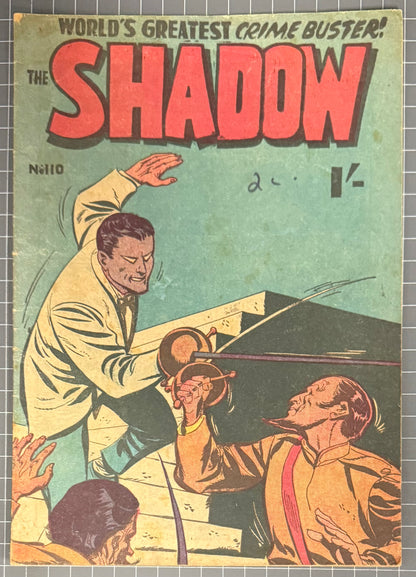 THE SHADOW #110 [TRICHO] AUSTRALIAN PRE-DECIMAL COMIC 1963
