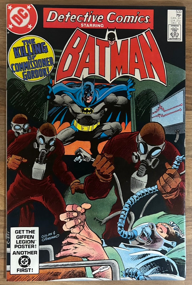 DETECTIVE COMICS #533 [DC COMICS] DIRECT 1983 NM-