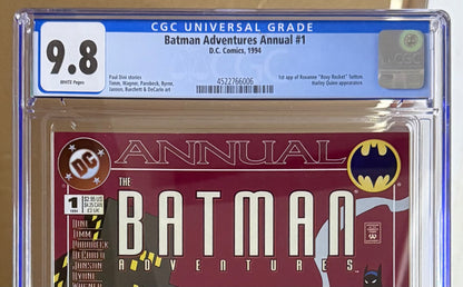 🔑 THE BATMAN ADVENTURES ANNUAL #1 CGC 9.8 [DC] *HARLEY QUINN, JOKER* COMIC 1994