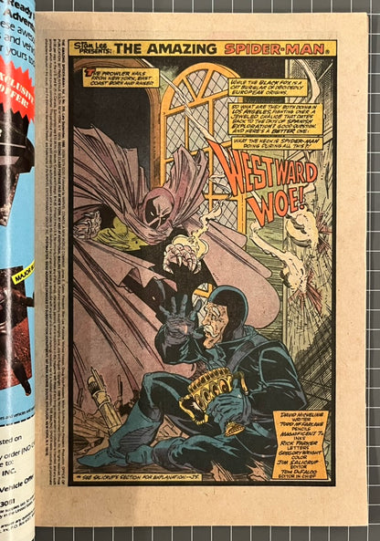 THE AMAZING SPIDER-MAN #305 [MARVEL COMICS] NEWSSTAND 1988 FN