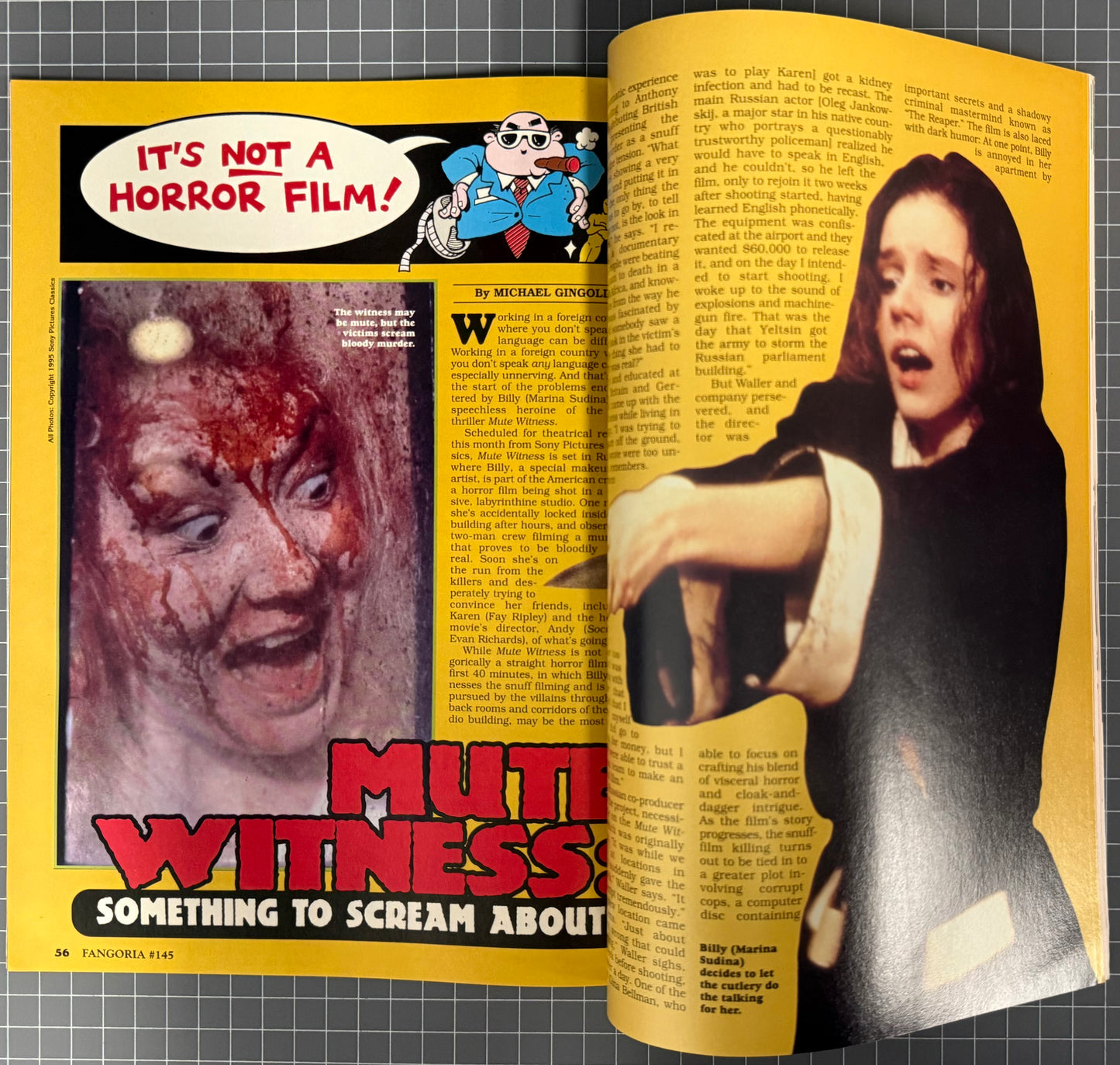 FANGORIA VOL. 1 #145 [STARLOG / O'QUINN] HORROR MAGAZINE 1995