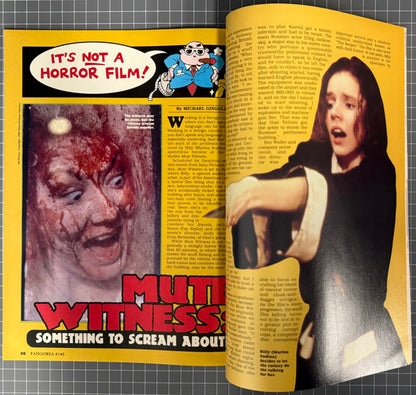FANGORIA VOL. 1 #145 [STARLOG / O'QUINN] HORROR MAGAZINE 1995