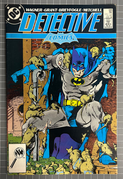 🔑 DETECTIVE COMICS #585 [DC COMICS] *RATCATCHER DEBUT* 1988 VF