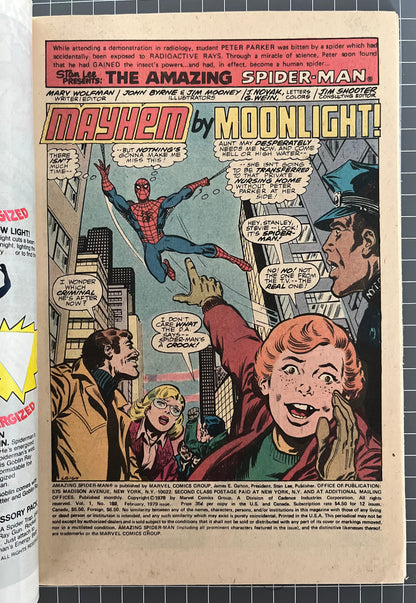 THE AMAZING SPIDER-MAN #189 [MARVEL COMICS] NEWSSTAND 1979 VF