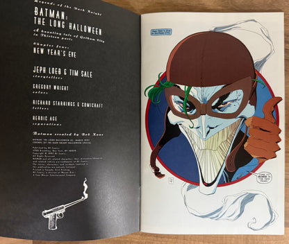 🔑 BATMAN: THE LONG HALLOWEEN #4 [DC COMICS] *JOKER* 1997 NM-