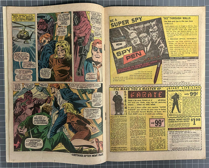 🔑 DAREDEVIL #27 [MARVEL COMICS] DIRECT *SPIDERMAN CROSSOVER* 1967 VG/FN