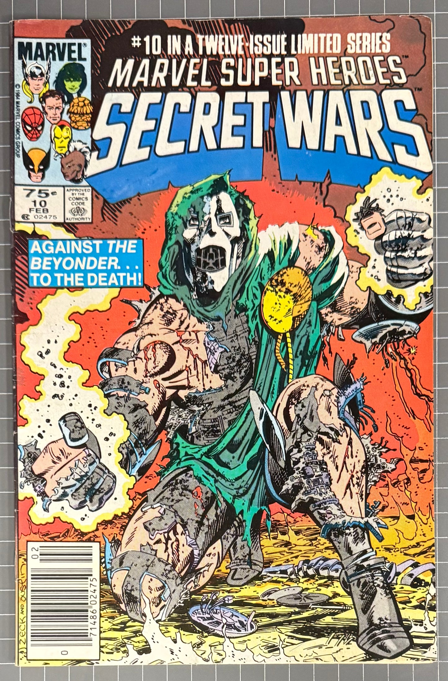 🔑 MARVEL SUPER HEROES SECRET WARS #10 [MARVEL COMICS] NEWSSTAND 1985 FN/VF
