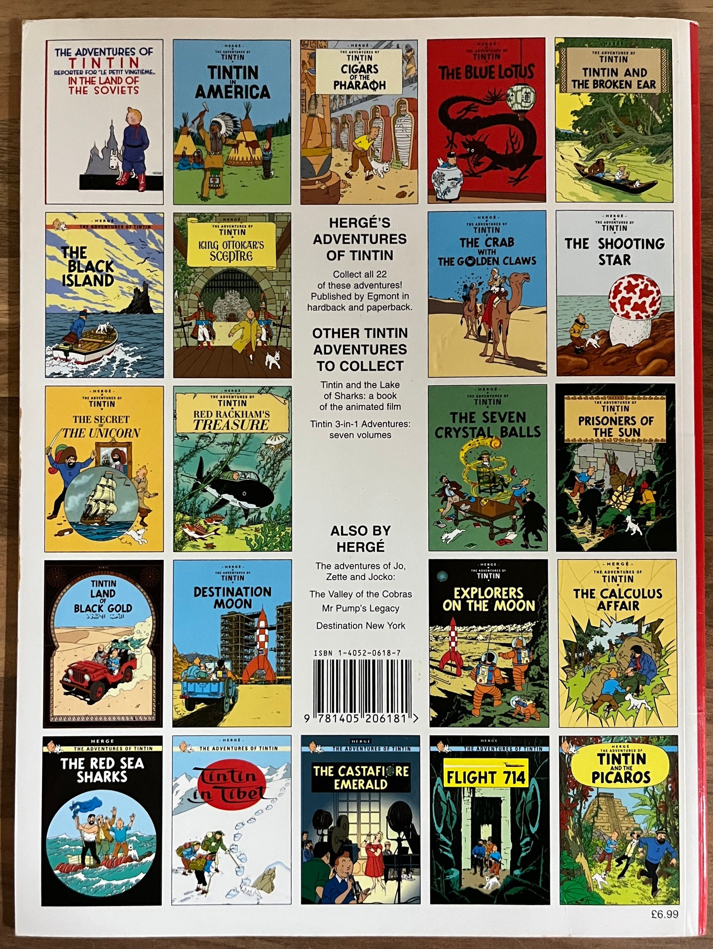 Adventures of Tintin: The Black Island by Herge, TPB (Egmont, 2002)